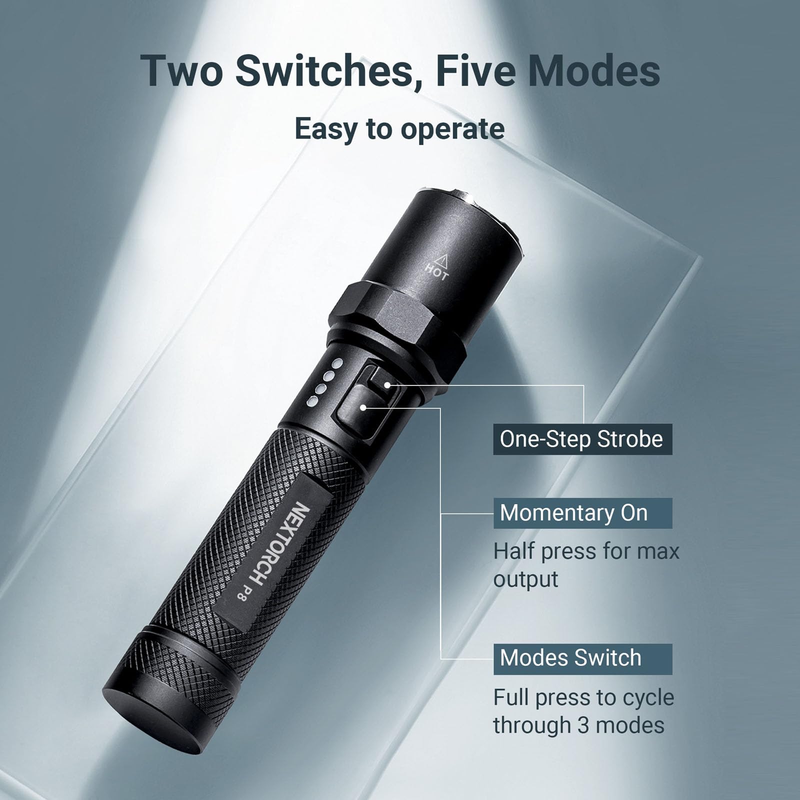 Amazon.co.jp: NEXTORCH P8懐中電灯。 : スポーツ＆アウトドア